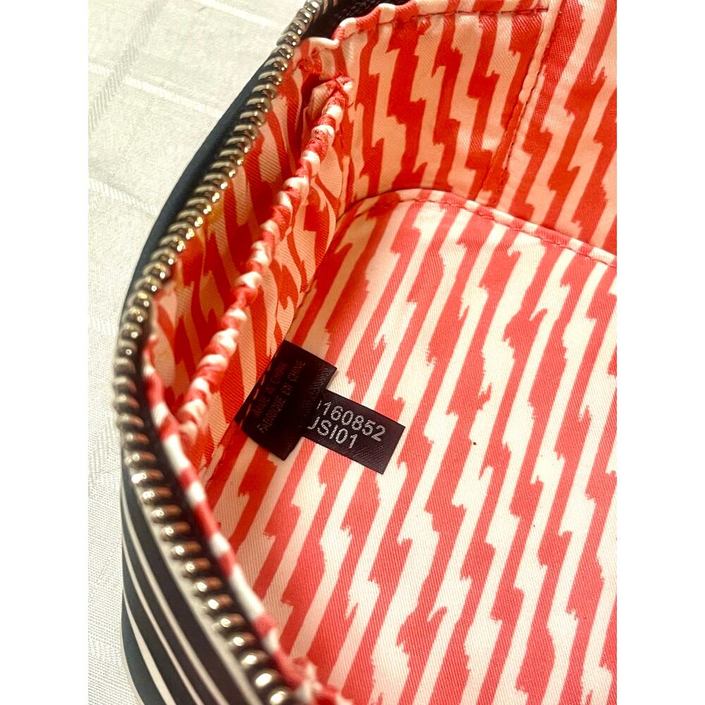 New Stella & Dot Striped Travel Jewelry Cosmetics Storage Box Organizer 6.5x4.5 - Picture 4 of 6